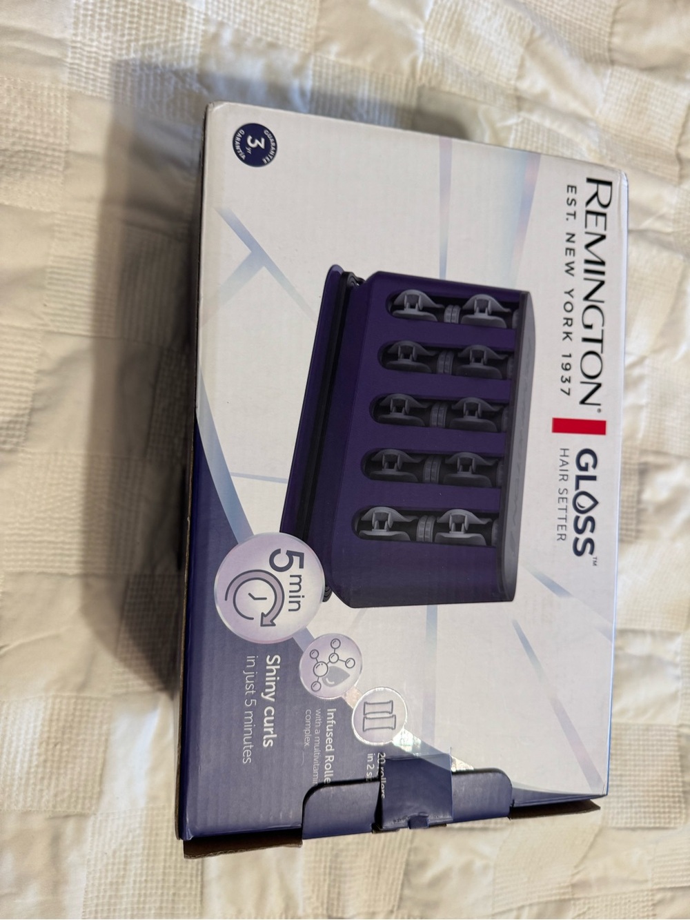 Remington Gloss Hair Setter - Purple and Silver Accents